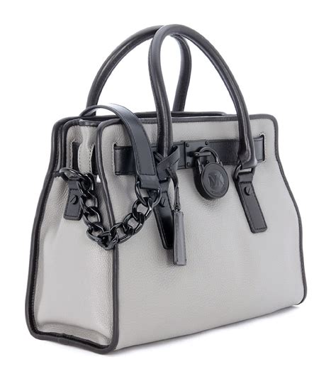 black and grey michael kors handbag|michael kors signature tote gray.